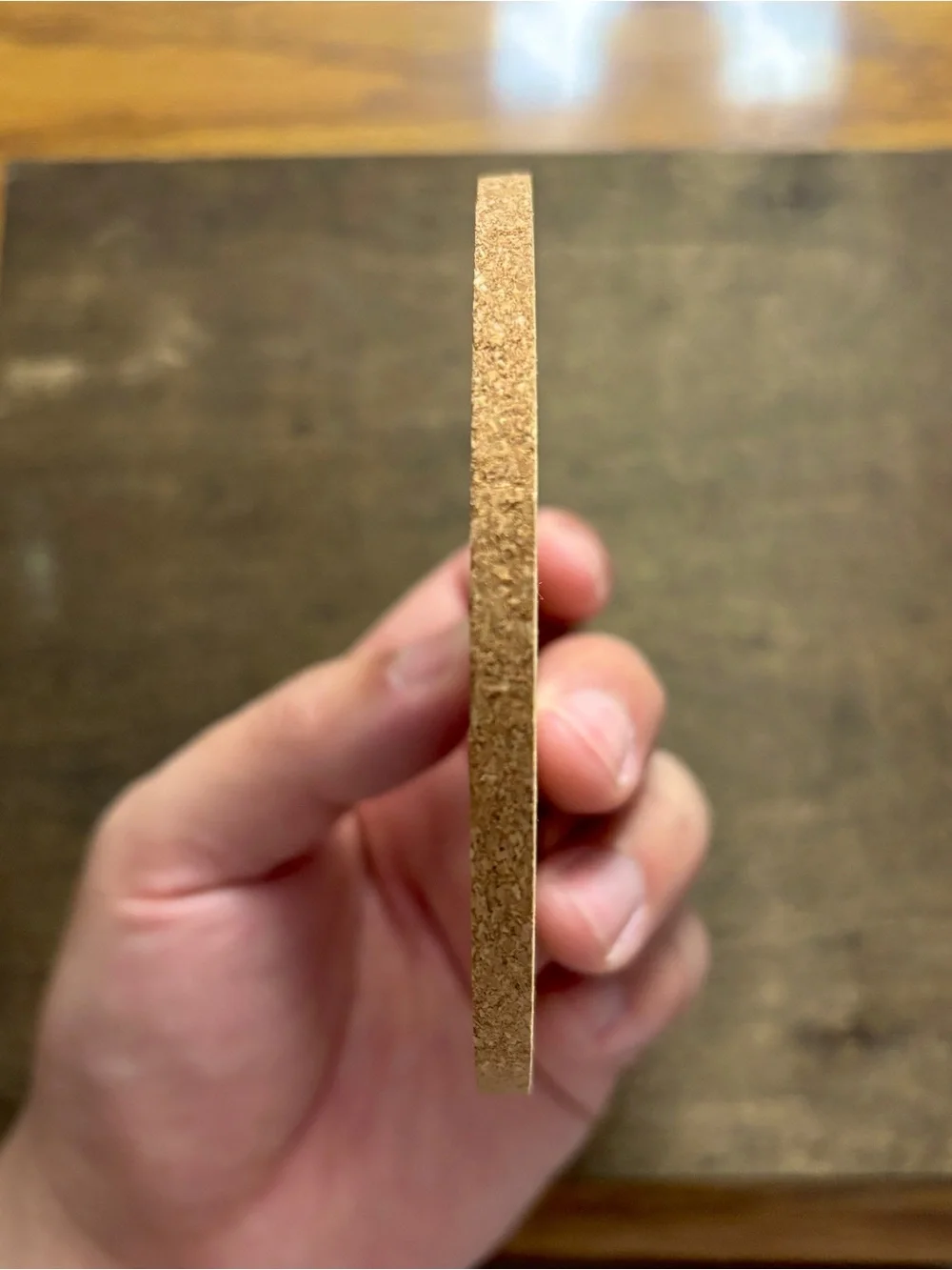 Pokemon Jolteon Face Laser Engraved Cork Coaster